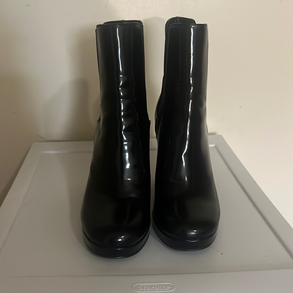 Black ankle boots